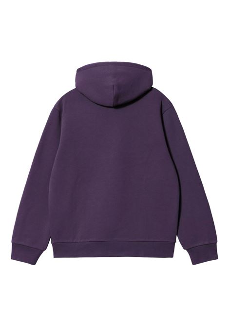 hooded carhartt sweatshirt man violet CARHARTT WIP | I03054738I.XX